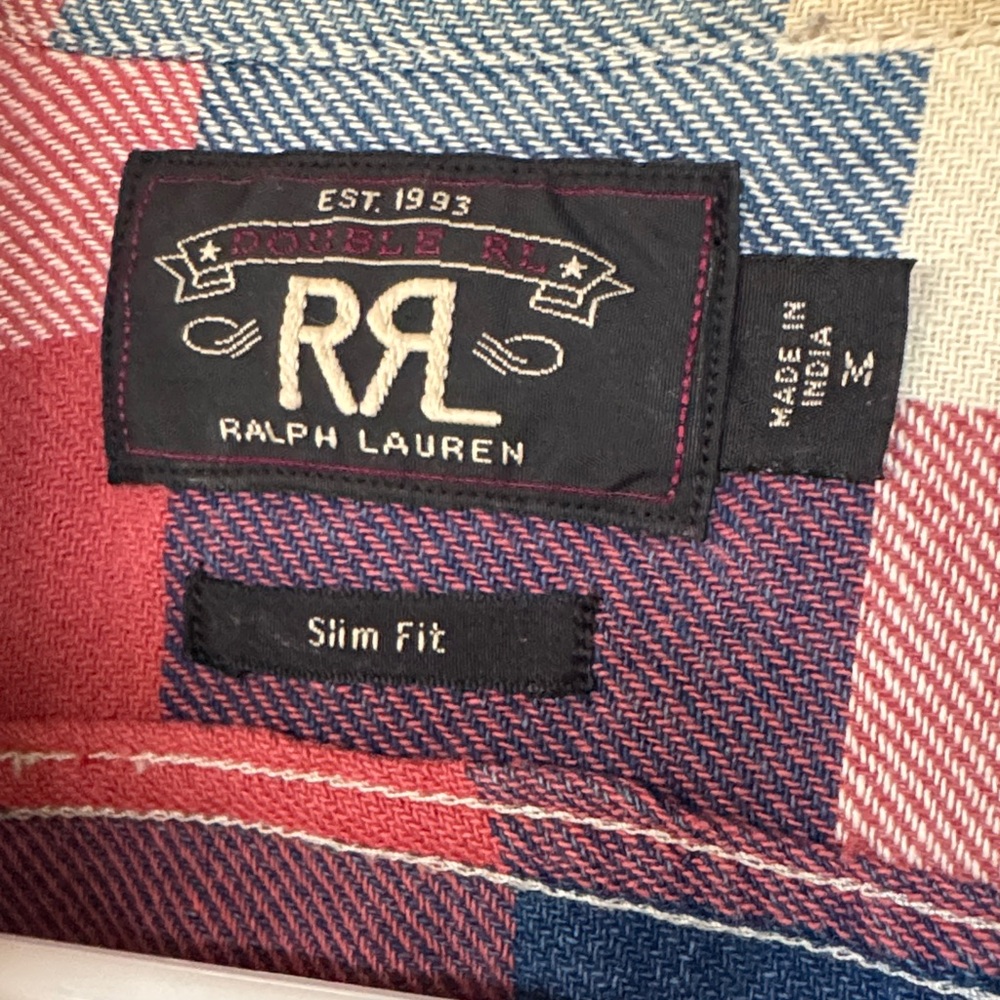 Ralph Lauren Double RL Multicolor Plaid Shirt - Picture 2 of 4